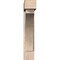 Ekena Millwork Thorton Block Smooth Bracket w/ Offset Brace, Douglas Fir, 7 1/2"W x 32"D x 40"H BKT0806X32X40THR05SDF - alternate 2